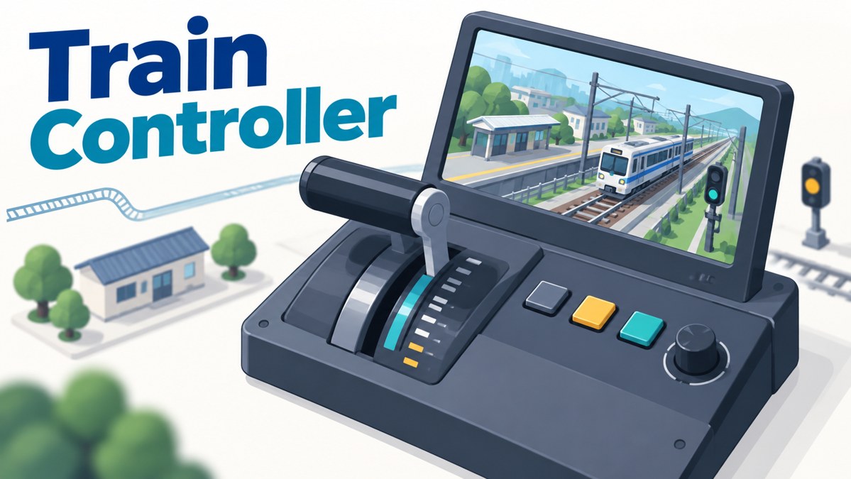 電車でGO! PLUG & PLAYを表すイメージイラスト