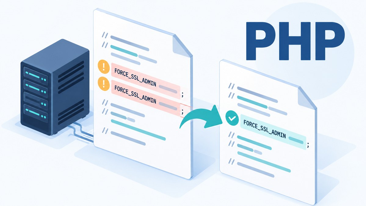 PHPのバージョンアップに伴うエラーの回避を表すイメージイラスト